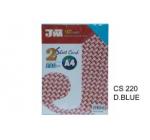 JIWA 2 SHEET CARD 120GSM CS220 DARK BLUE